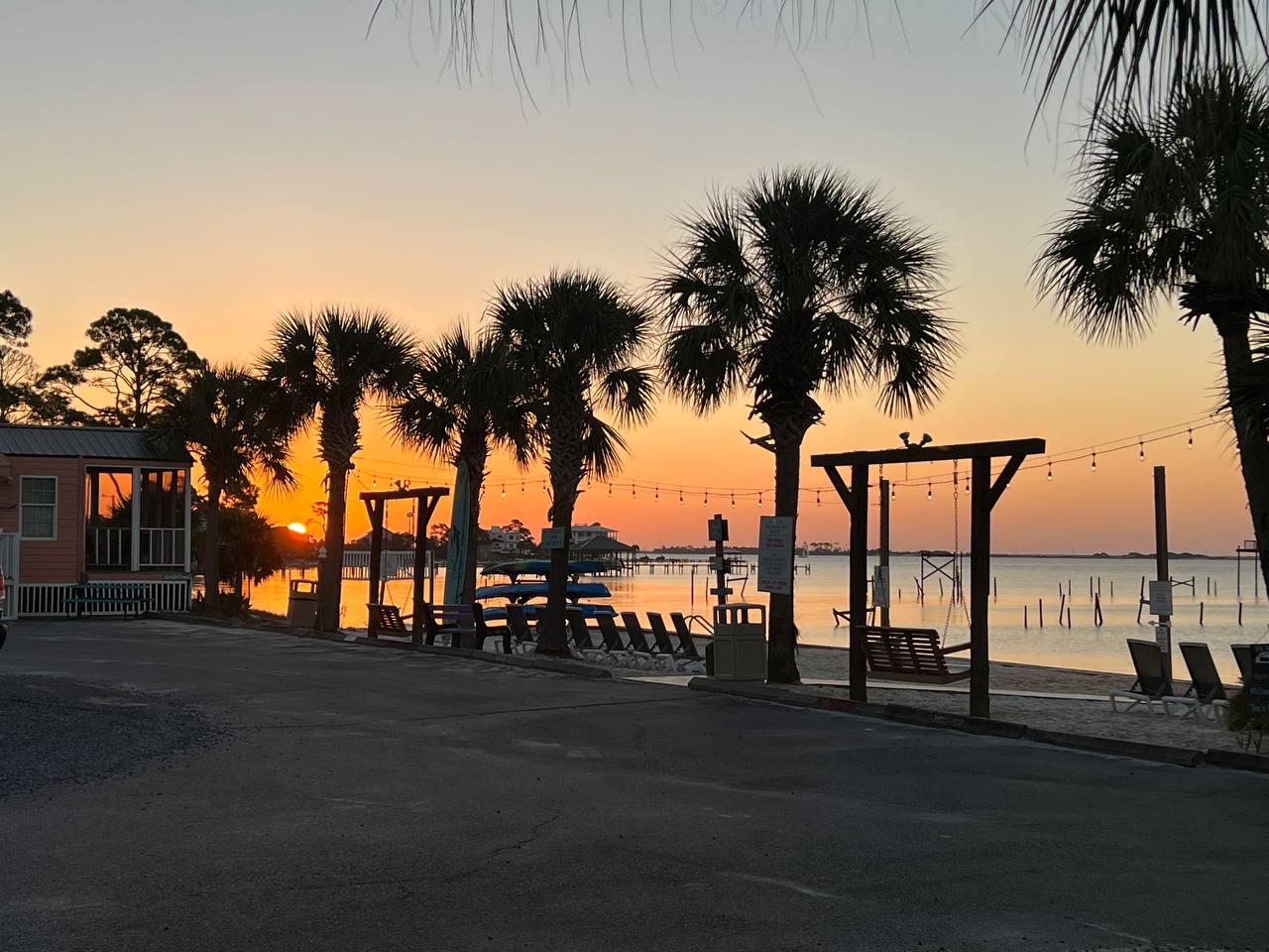 Sunset from the shore
